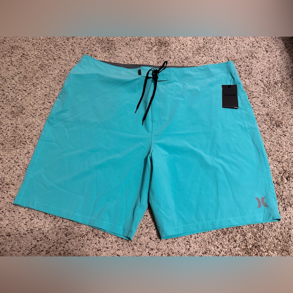 Hurley Mens One and Only Board Shorts Size 44- Blue- NWT